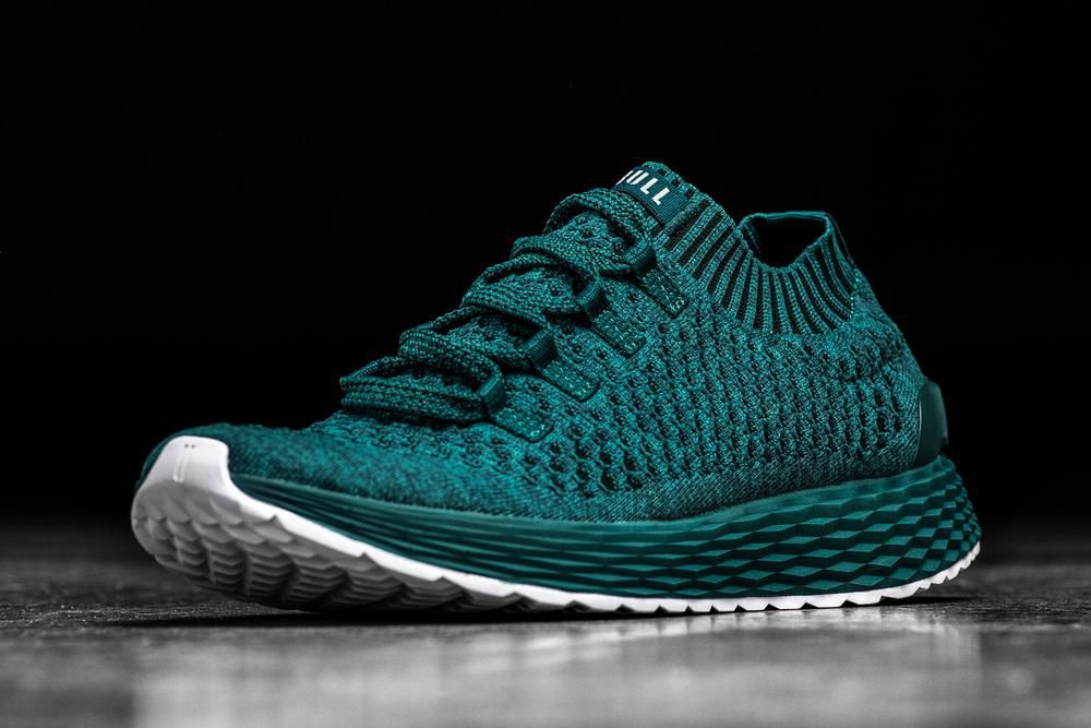 NOBULL Women's Knit Running Shoes - Deep Teal - Ireland (9546WPDXO)